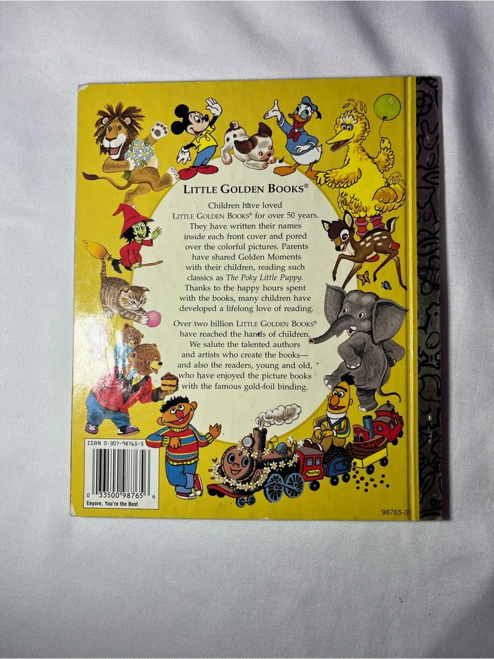 Vintage 1996 Disney Winnie the Pooh Eeyore You’re The Best HC Little Golden Book